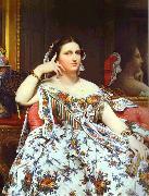 Jean Auguste Dominique Ingres Portrait of Madame Moitessier Sitting. France oil painting reproduction